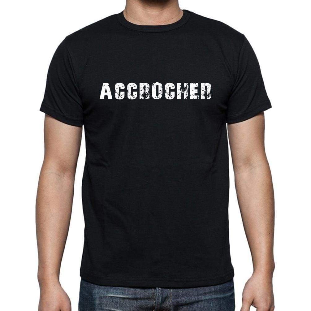 Accrocher French Dictionary Mens Short Sleeve Round Neck T-Shirt 00009 - Casual