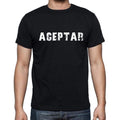 aceptar, <span>Homme</span> <span>manches courtes</span> <span>Col rond</span> T-shirt