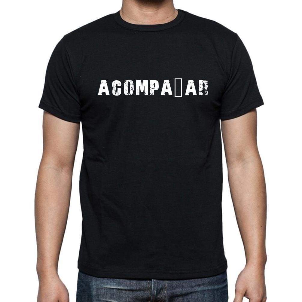 Acompa±Ar Mens Short Sleeve Round Neck T-Shirt - Casual