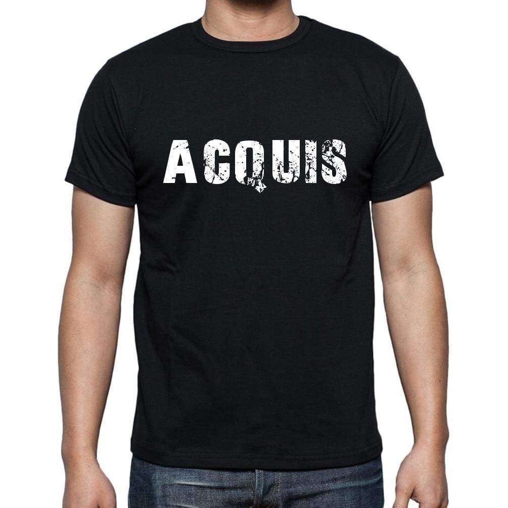 Acquis French Dictionary Mens Short Sleeve Round Neck T-Shirt 00009 - Casual