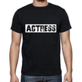 Actress t shirt, mens t-shirt, occupation, S Size, Black, Cotton