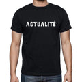 actualité, French Dictionary, Men's Short Sleeve Round Neck T-shirt 00009