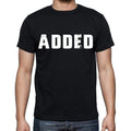 added Men's Short Sleeve Round Neck T-shirt