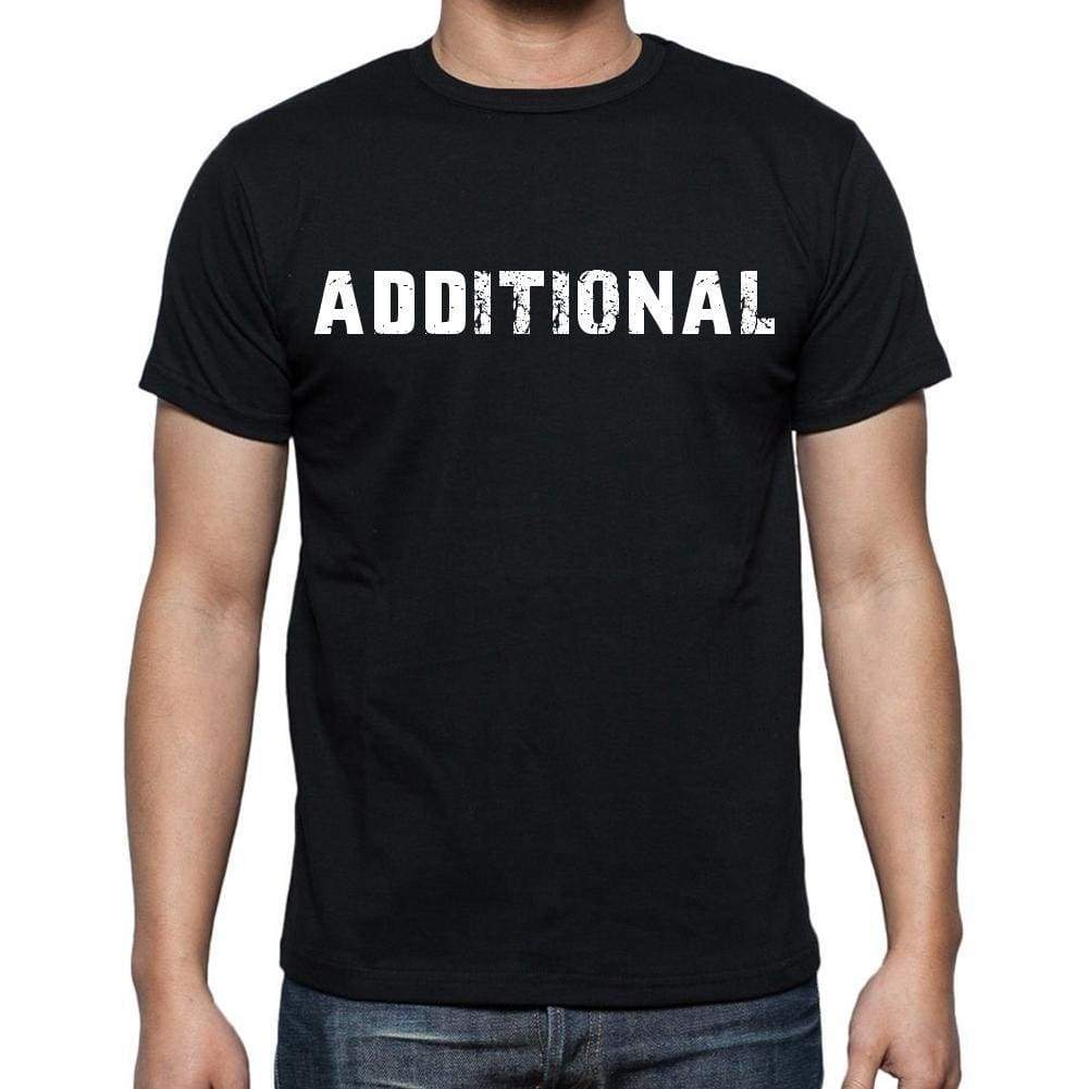 Additional White Letters Mens Short Sleeve Round Neck T-Shirt 00007