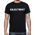 adjustment , white letters, Men's Short Sleeve Round Neck T-shirt 00007