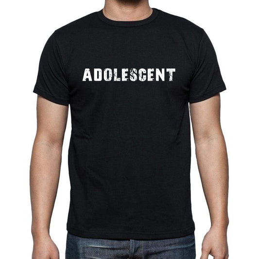 Adolescent French Dictionary Mens Short Sleeve Round Neck T-Shirt 00009 - Casual