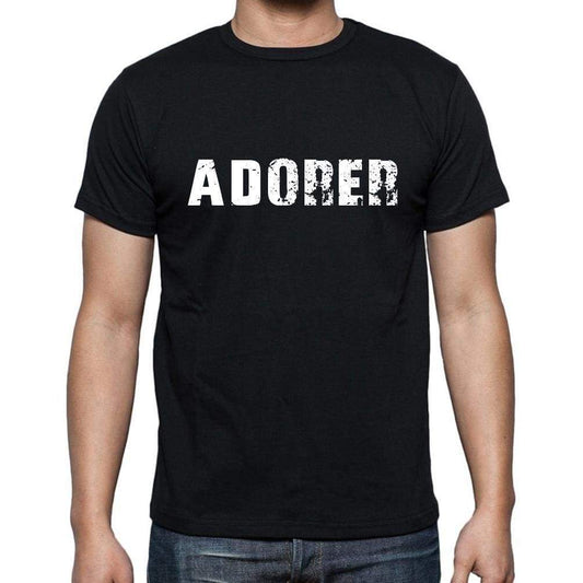 Adorer French Dictionary Mens Short Sleeve Round Neck T-Shirt 00009 - Casual