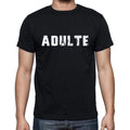 adulte, French Dictionary, Men's Short Sleeve Round Neck T-shirt 00009