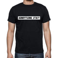 Advertising Staff t shirt, mens t-shirt, occupation, S Size, Black, Cotton
