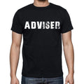 adviser , white letters, Men's Short Sleeve Round Neck T-shirt 00007