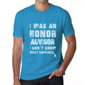 ADVISOR What Happened, Blue, Men's Short Sleeve Round Neck T-shirt, gift t-shirt 00322