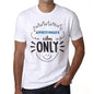 Affectionate Vibes Only White Mens Short Sleeve Round Neck T-Shirt Gift T-Shirt 00296 - White / S - Casual