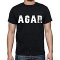 agar Men's Short Sleeve Round Neck T-shirt 00016