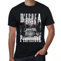Aged to Perfection, Italian, 2023, Black, Men's Short Sleeve Round Neck T-shirt, gift t-shirt 00355
