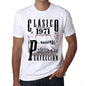 Aged To Perfection, Spanish, 1971, White, Men's Short Sleeve Round Neck T-shirt, Gift T-shirt 00361 - Ultrabasic