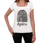 Ageless Fingerprint White Womens Short Sleeve Round Neck T-Shirt Gift T-Shirt 00304 - White / Xs - Casual