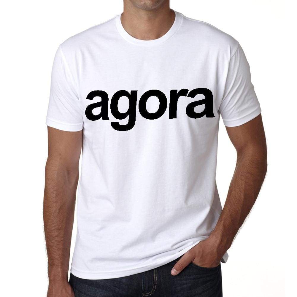 Agora Tourist Attraction Mens Short Sleeve Round Neck T-Shirt 00071