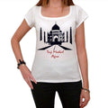 Agra Taj mahal Tshirt Women's Short Sleeve Scoop Neck Tee 00181