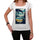 Agta Pura Vida Beach Name White Womens Short Sleeve Round Neck T-Shirt 00297 - White / Xs - Casual