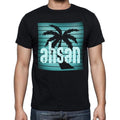 ahsan, beach holidays in ahsan, beach t shirts, Men's Short Sleeve Round Neck T-shirt 00028