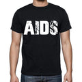 AIDS , white letters, Men's Short Sleeve Round Neck T-shirt 00007