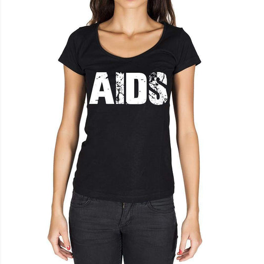 Aids Womens Short Sleeve Round Neck T-Shirt - Casual