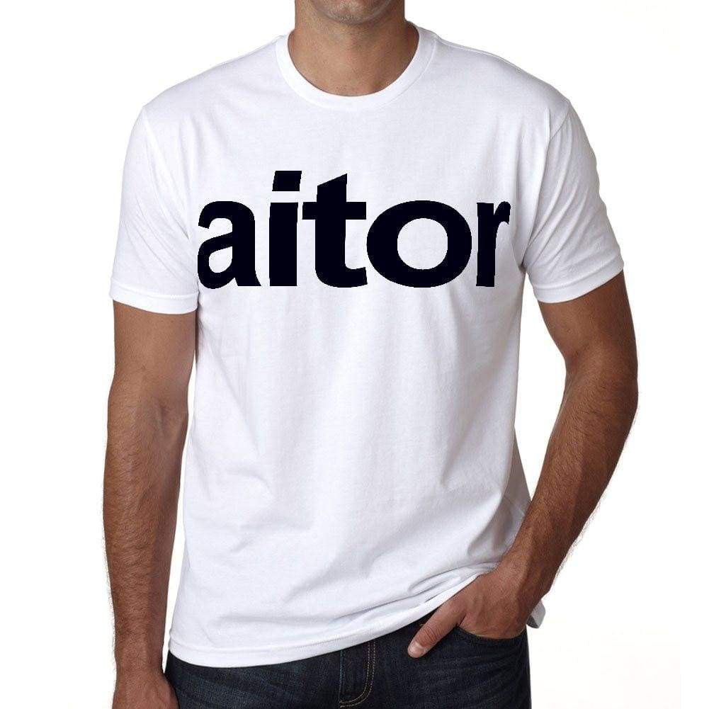 Aitor Mens Short Sleeve Round Neck T-Shirt 00050