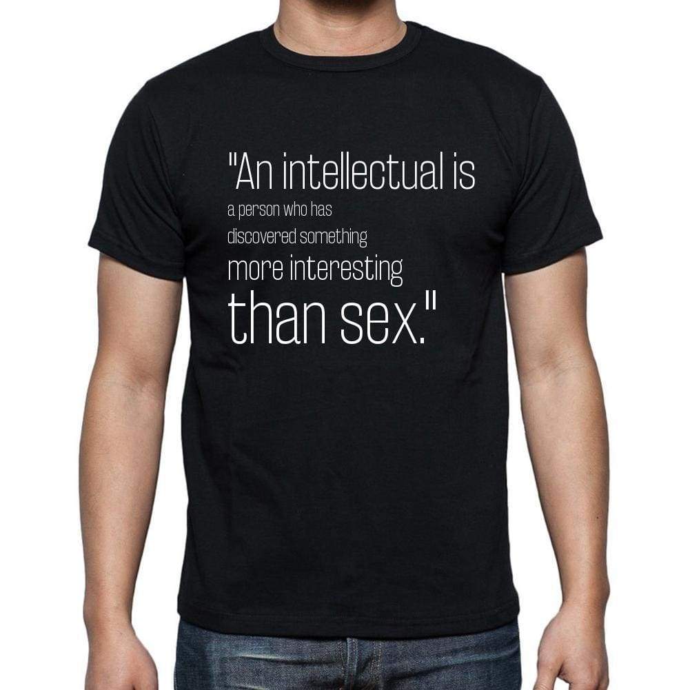 Aldous Huxley quote t shirts,"An intellectual is a per",t shirts men,black - ULTRABASIC