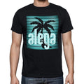 alega, beach holidays in alega, beach t shirts, Men's Short Sleeve Round Neck T-shirt 00028