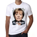 Angela Merkel Men's Short Sleeve Round Neck T-shirt 00138