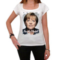Angela Merkel, Women's Short Sleeve Scoop Neck Tee 00139