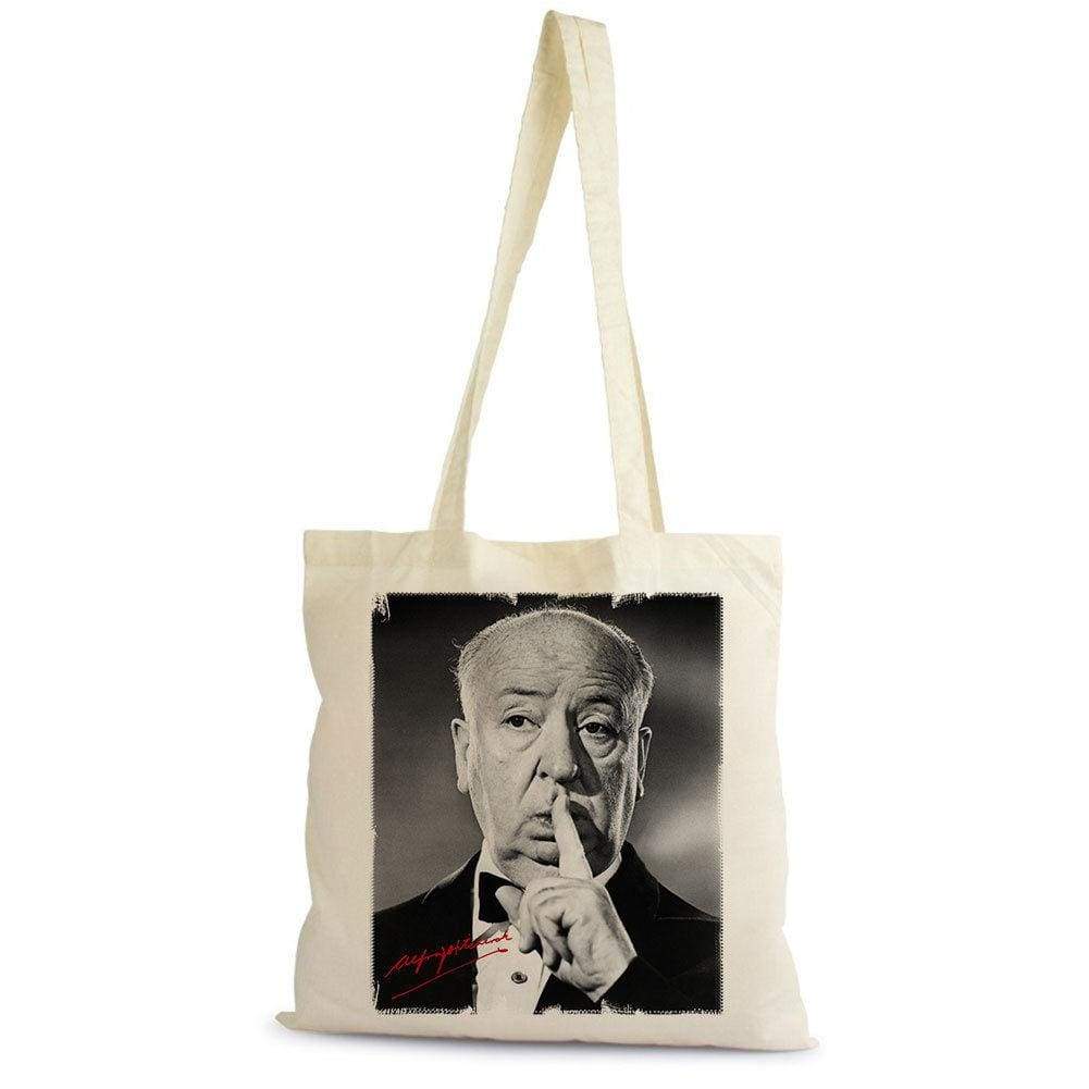 Alfred Hitchcok Filmography Tote Bag Shopping Natural Cotton Gift Beige 00272 - Beige / 100% Cotton - Tote Bag