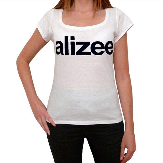 Alizee Womens Short Sleeve Scoop Neck Tee 00049