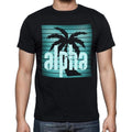 alpha, beach holidays in alpha, beach t shirts, Men's Short Sleeve Round Neck T-shirt 00028