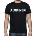 aluminum Men's Short Sleeve Round Neck T-shirt