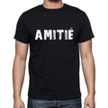amitié, French Dictionary, Men's Short Sleeve Round Neck T-shirt 00009