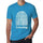 Amusing Fingerprint, Blue, Men's Short Sleeve Round Neck T-shirt, gift t-shirt 00311 - Ultrabasic