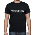 Anaesthetist t shirt, mens t-shirt, occupation, S Size, Black, Cotton
