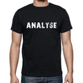 analyse, French Dictionary, Men's Short Sleeve Round Neck T-shirt 00009