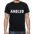angled ,Men's Short Sleeve Round Neck T-shirt 00004