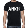 ankh Herren Kurzarm-Rundhals-T-Shirt 00016