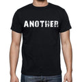 another , white letters, Men's Short Sleeve Round Neck T-shirt 00007