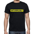 Anthropologist t shirt, mens t-shirt, occupation, S Size, Black, Cotton