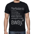 Antoine de Saint-Exup_ry quote t shirts,"Perfection is",t shirts men,black
