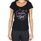 Anybody Is Good Womens T-Shirt Black Birthday Gift 00485 - Black / Xs - Casual