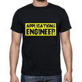 Applications Engineer t shirt, mens t-shirt, occupation, S Size, Black, Cotton