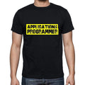 Applications Programmer t shirt, mens t-shirt, occupation, S Size, Black, Cotton
