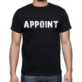 appoint , white letters, Men's Short Sleeve Round Neck T-shirt 00007