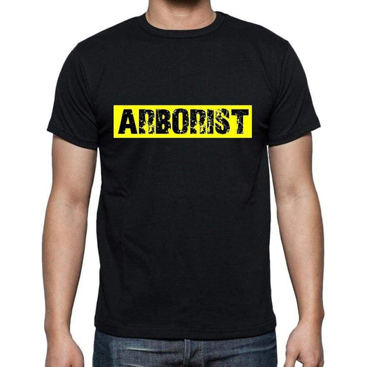 Arborist T Shirt Mens T-Shirt Occupation S Size Black Cotton - T-Shirt