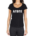 arbre, French Dictionary, Women's Short Sleeve Round Neck T-shirt 00010